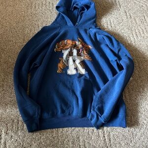 Vintage UK Blue Graphic Hoodie